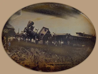 Accidente de Tren en el Ferrocarril Providence Worcester cerca de Pawtucket, Rhode Island